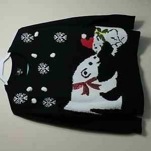 Curations Polar Bear Sweater sz Medium EUC